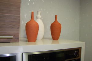 vases orange et blanc - Jaune Citron
